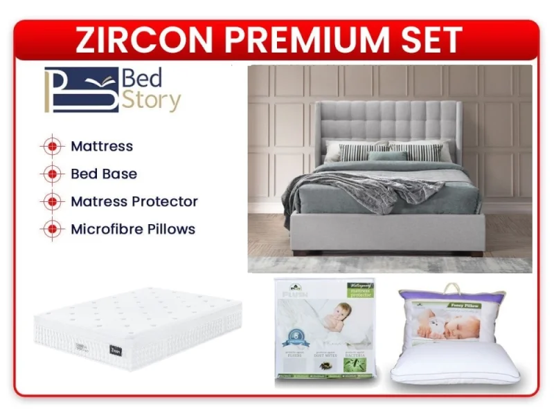 Zircon Mattress Bed Set - Premium