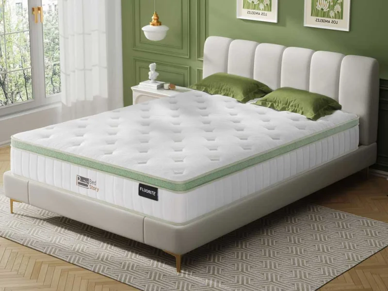 Pocket Spring + Memory Foam Mattress by Bedstory Fluorite