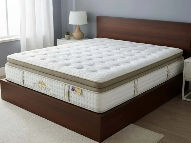 7 Zone Pocket Coil in Coil + Natural Latex Medium Soft Cleopatra Mattress