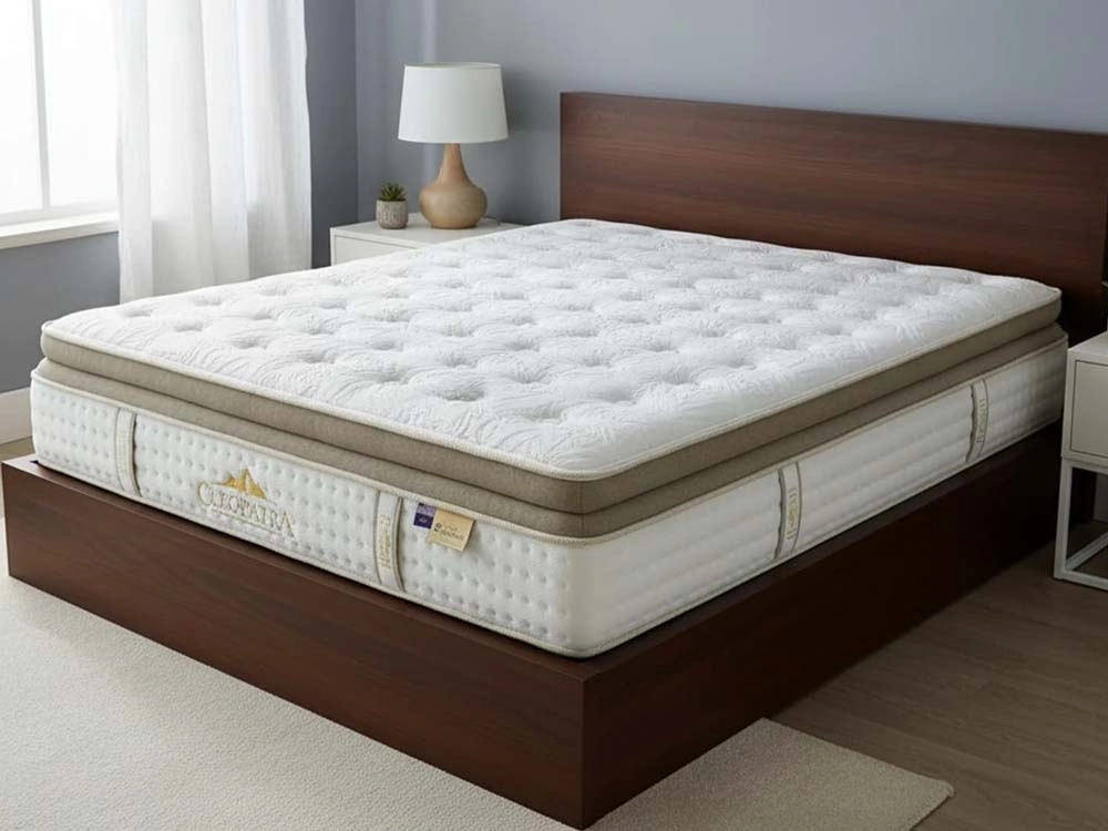 7 Zone Pocket Coil in Coil + Natural Latex Medium Soft Cleopatra Mattress