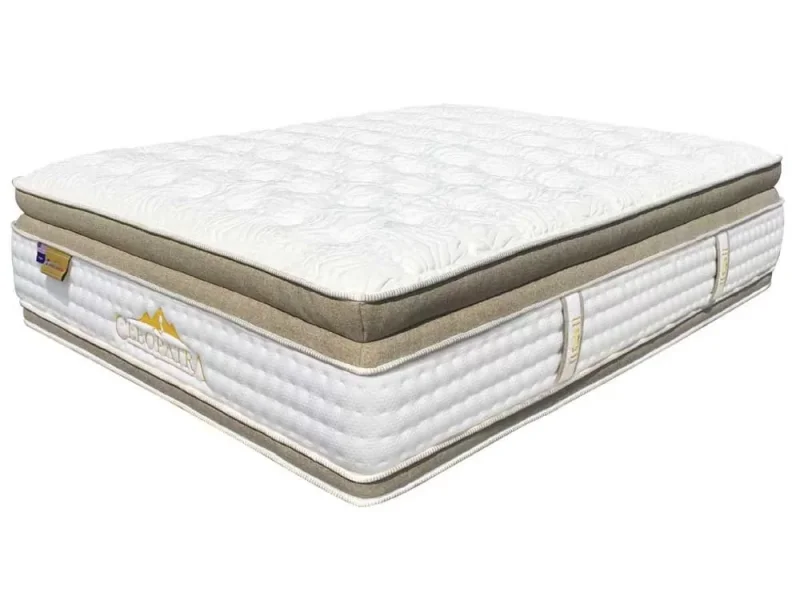 7 Zone Pocket Coil in Coil + Natural Latex Medium Soft Cleopatra Mattress